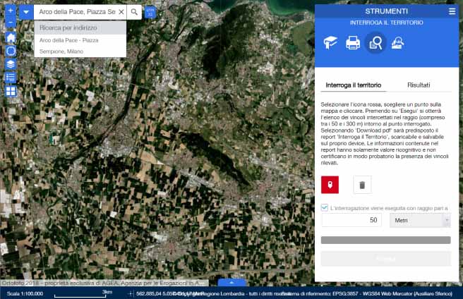 Viewer Geografico: interroga il territorio ed il paesaggio