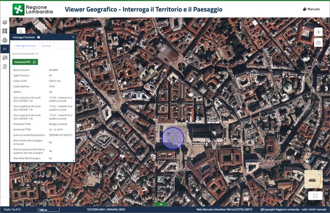 Viewer Geografico: interroga il territorio ed il paesaggio